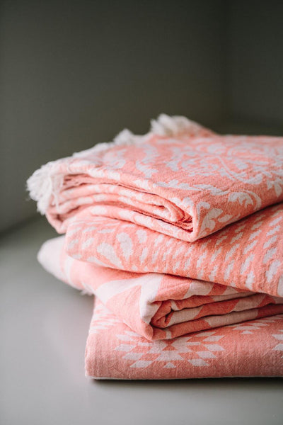 Floral Reversible Towel - PERA COMPANY