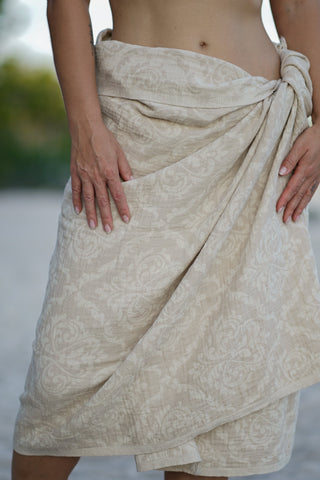 Floral Reversible Towel - PERA COMPANY