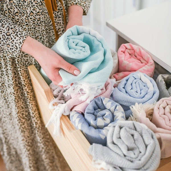 Floral Reversible Towel - PERA COMPANY