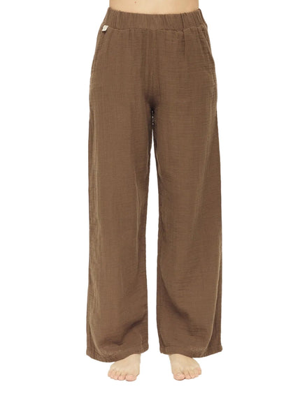 The Wide - Leg Gauze Pant - PERA COMPANY