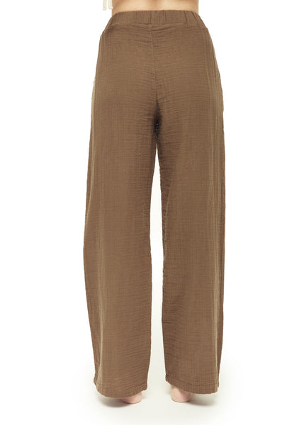 The Wide - Leg Gauze Pant - PERA COMPANY
