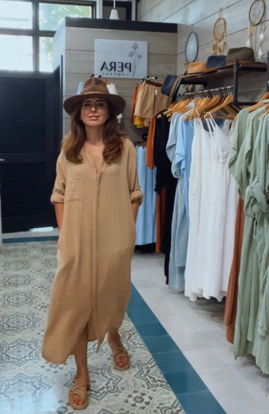 Eva Kaftan / Shirt Dress - PERA COMPANY