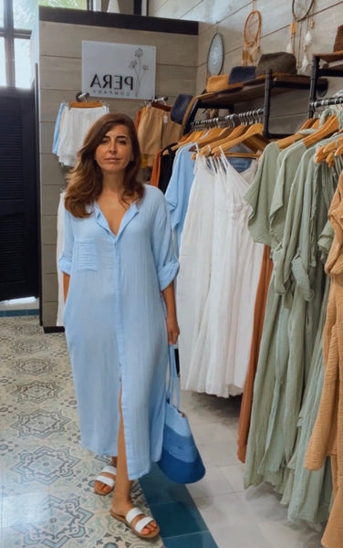 Eva Kaftan / Shirt Dress - PERA COMPANY